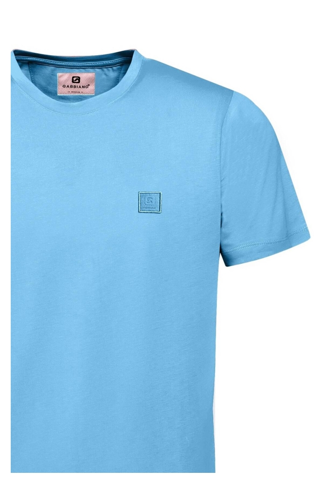 Gabbiano blauwe heren t-shirt | Close up