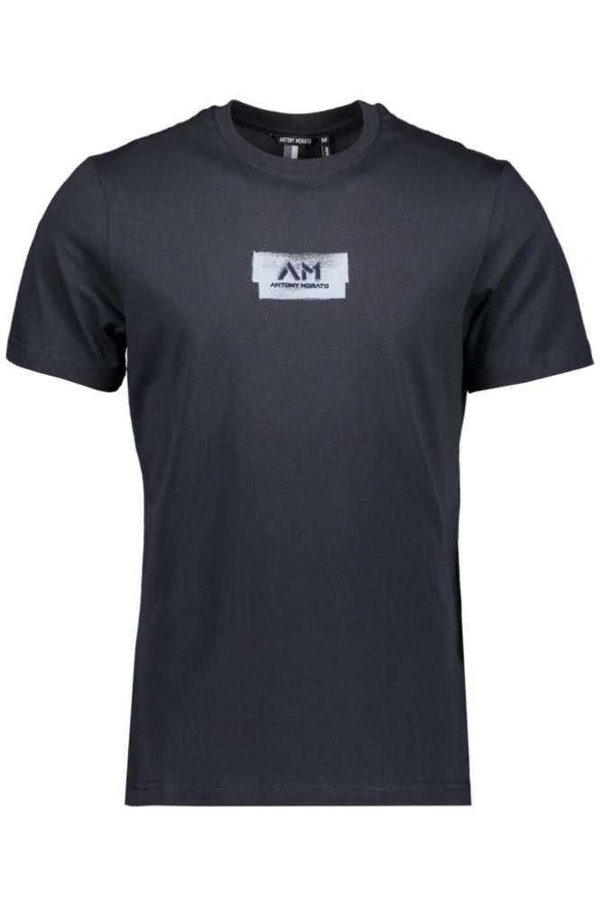 Antony Morato blauwe heren t-shirt | Vooraanzicht