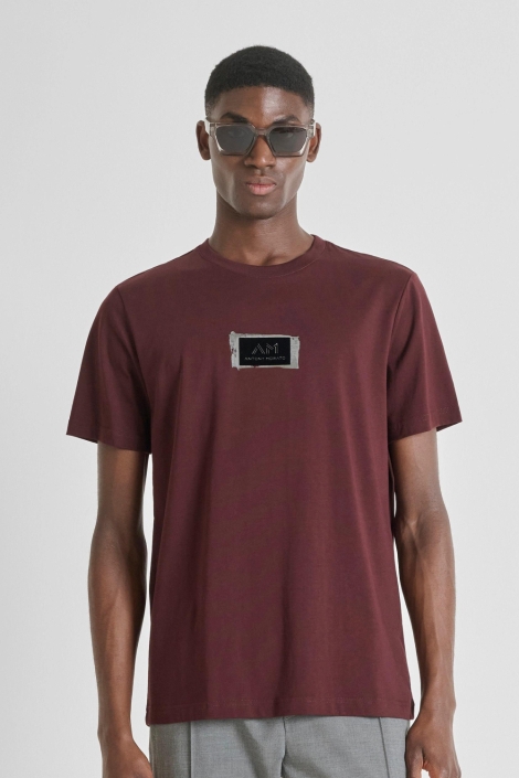 Antony Morato bordeaux heren t-shirt | Model