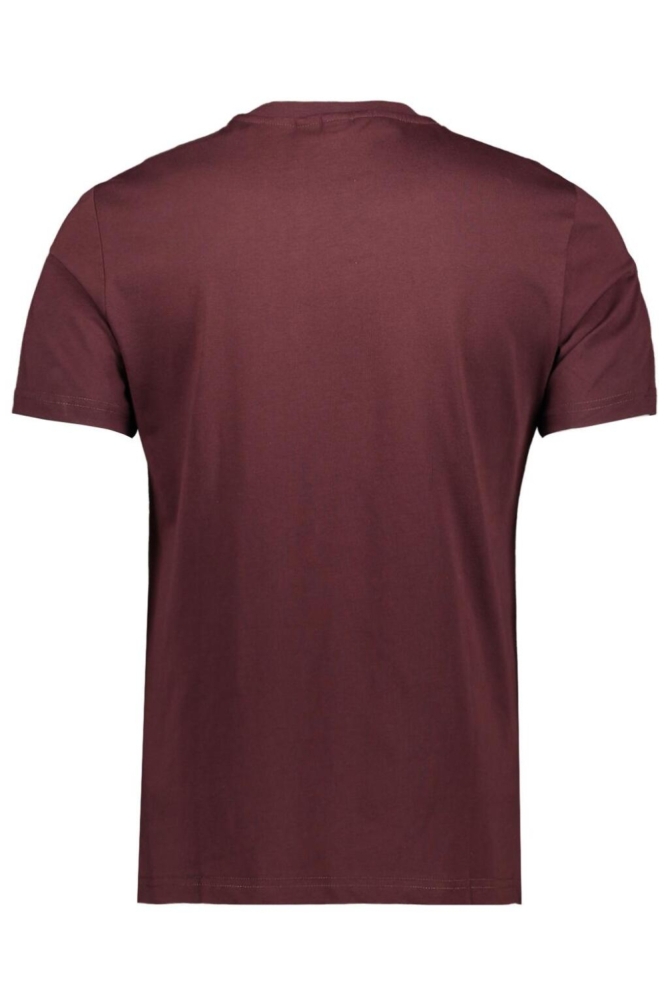 Antony Morato bordeaux heren t-shirt | Achteraanzicht