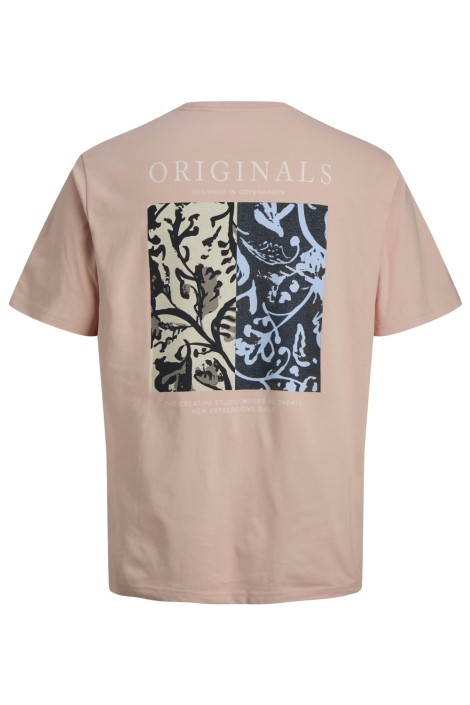 Jack & Jones oranje heren t-shirt | Achteraanzicht