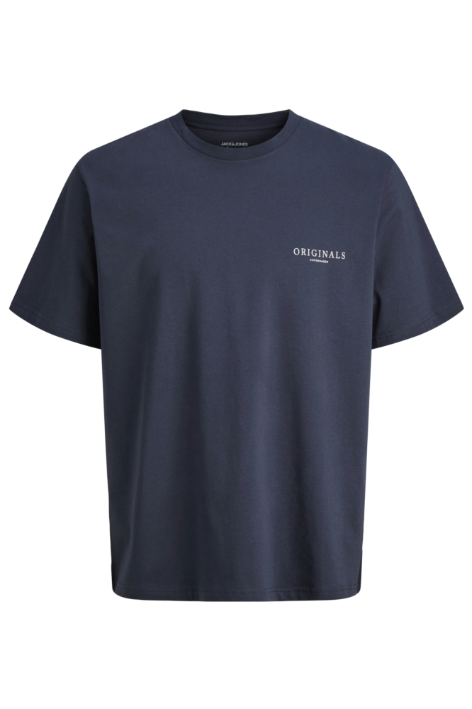 Jack & Jones blauwe heren t-shirt | Vooraanzicht