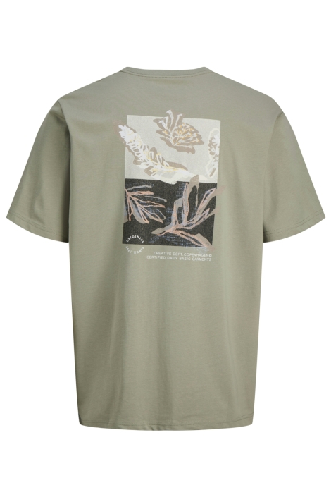 Jack & Jones groene heren t-shirt | Achteraanzicht