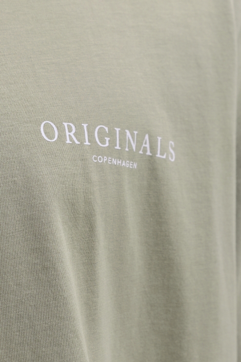 Jack & Jones groene heren t-shirt | Close up