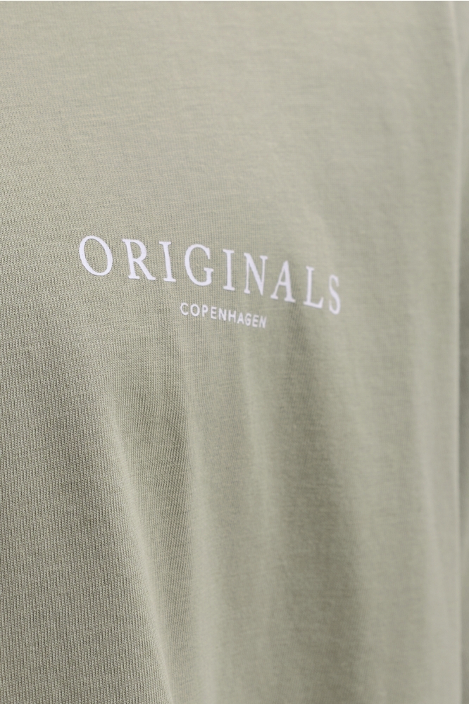 Jack & Jones groene heren t-shirt | Close up