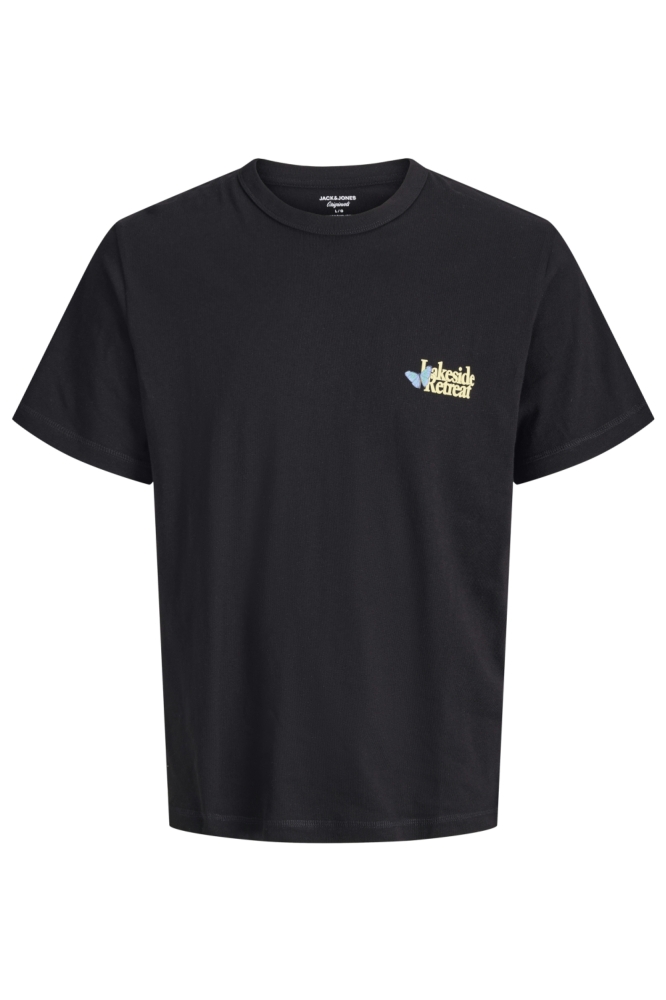 Jack & Jones zwarte heren t-shirt | Vooraanzicht
