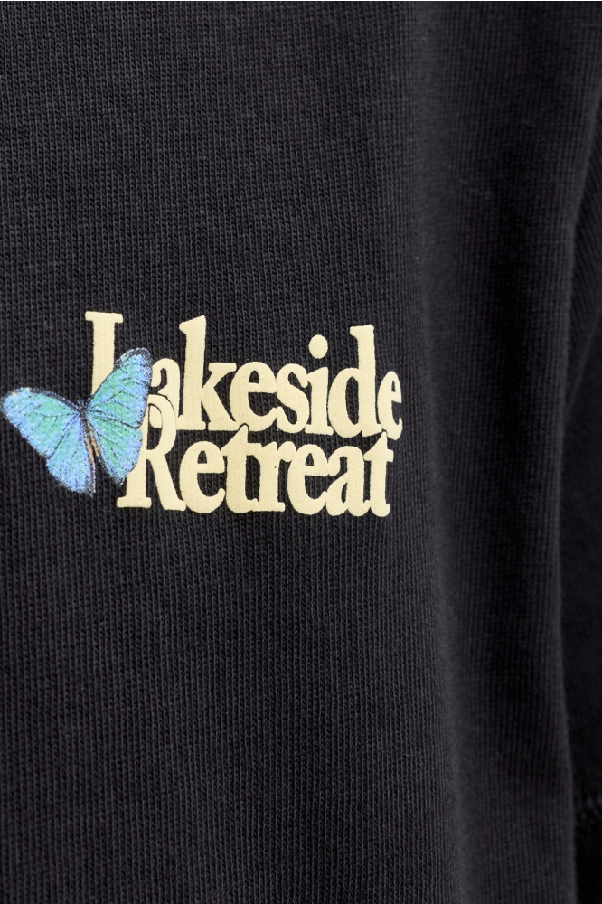 Jack & Jones zwarte heren t-shirt | Close up