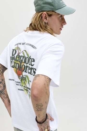 Jack & Jones T-shirt JORMONTAUK MULTICOLOR GRAPHIC TEE C 12290891 BRIGHT WHITE