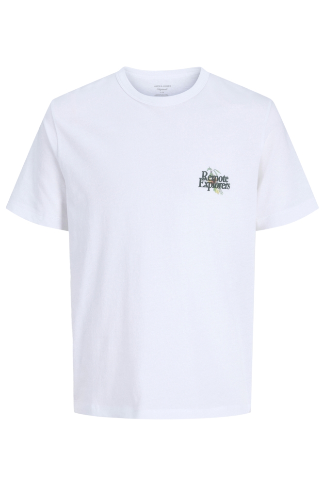 Jack & Jones witte heren t-shirt | Vooraanzicht