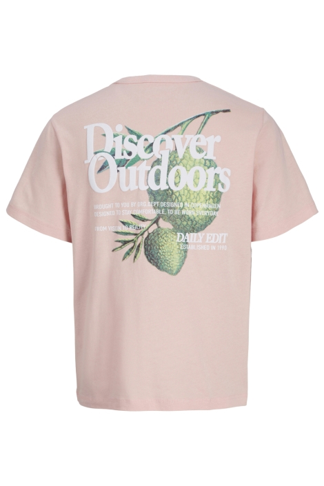 Jack & Jones roze heren t-shirt | Achteraanzicht