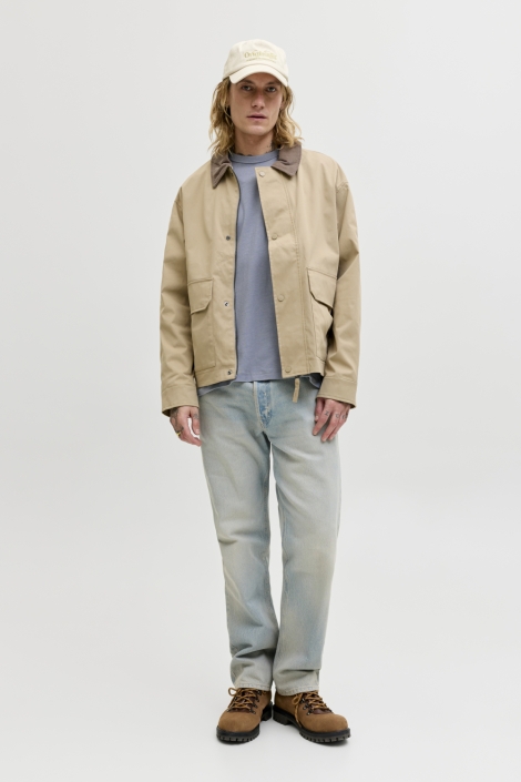 Jack & Jones blauwe heren t-shirt | Sfeerbeeld, In situatie
