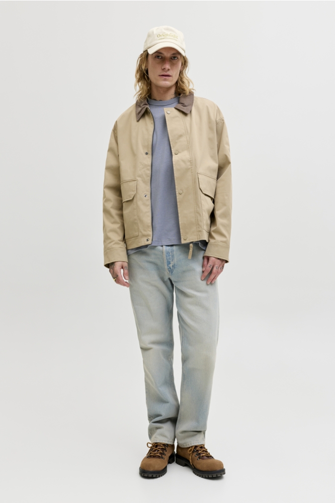 Jack & Jones blauwe heren t-shirt | Sfeerbeeld, In situatie