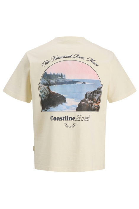 Jack & Jones gele heren t-shirt | Achteraanzicht