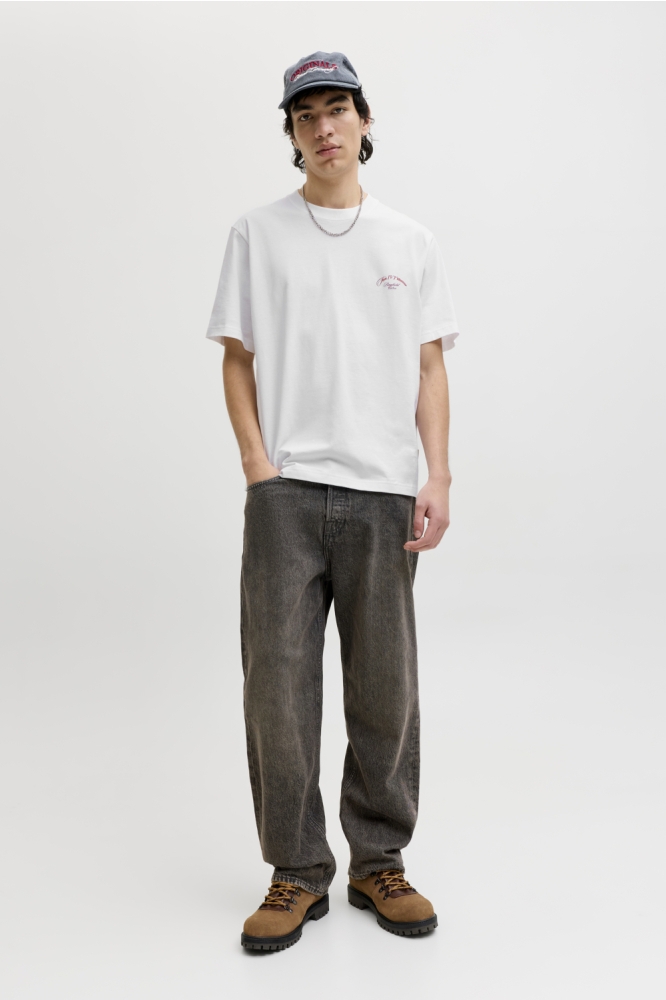 Jack & Jones witte heren t-shirt | Model