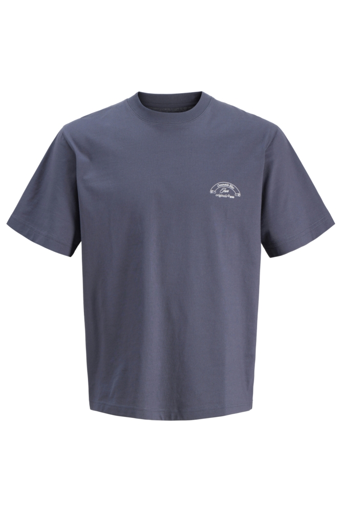 Jack & Jones blauwe heren t-shirt | Vooraanzicht