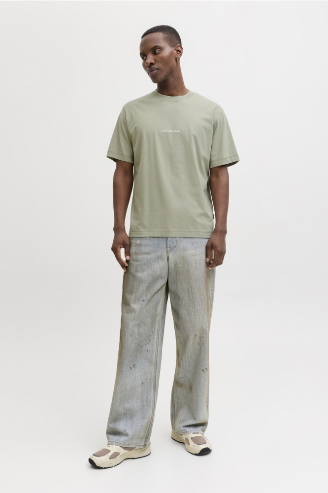 Jack & Jones groene heren t-shirt | Model