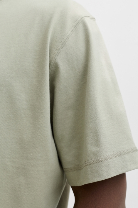 Jack & Jones groene heren t-shirt | Close up