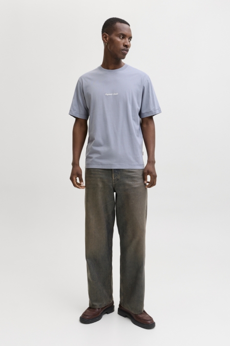 Jack & Jones blauwe heren t-shirt | Model