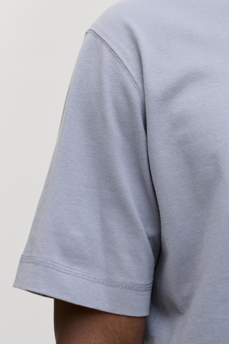 Jack & Jones blauwe heren t-shirt | Close up