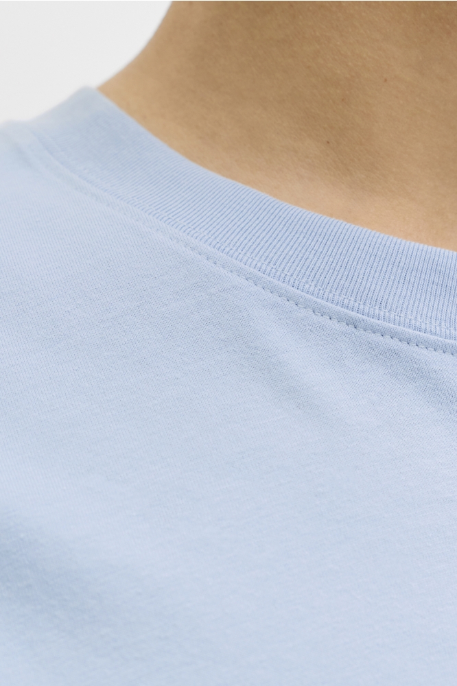 Jack & Jones blauwe heren t-shirt | Close up