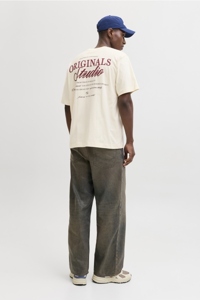 Jack & Jones beige heren t-shirt | Model