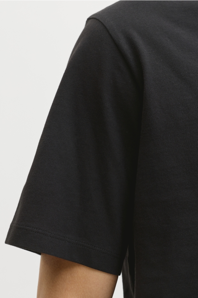 Jack & Jones zwarte heren t-shirt | Close up