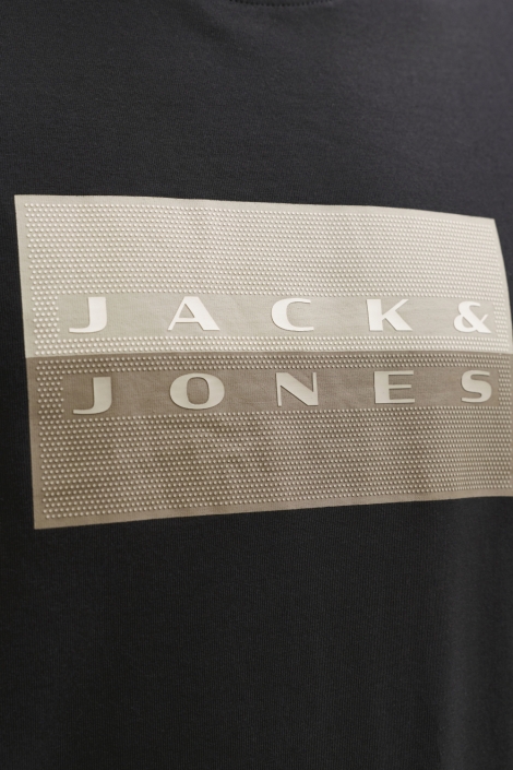 Jack & Jones zwarte heren t-shirt | Kleurstaal