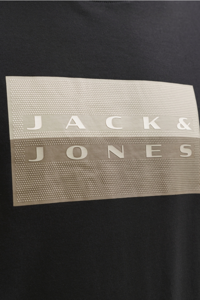 Jack & Jones zwarte heren t-shirt | Kleurstaal