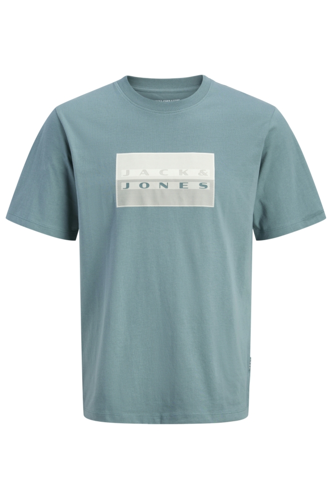 Jack & Jones groene heren t-shirt | Vooraanzicht