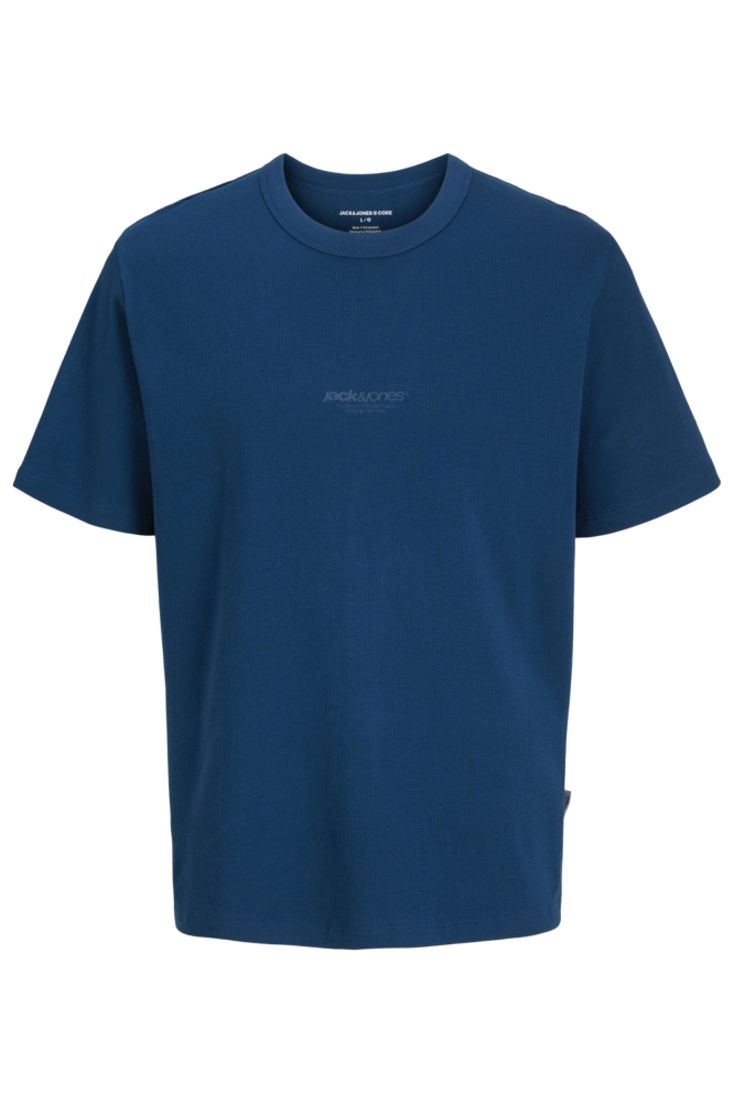Jack & Jones blauwe heren t-shirt | Vooraanzicht