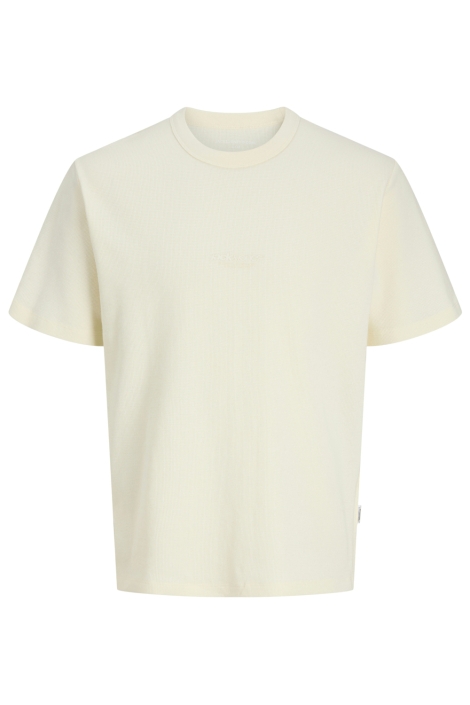 Jack & Jones beige heren t-shirt | Vooraanzicht