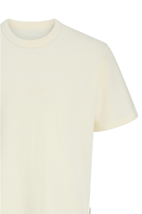 Jack & Jones beige heren t-shirt | Close up