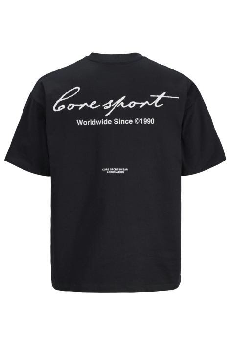 Jack & Jones zwarte heren t-shirt | Achteraanzicht