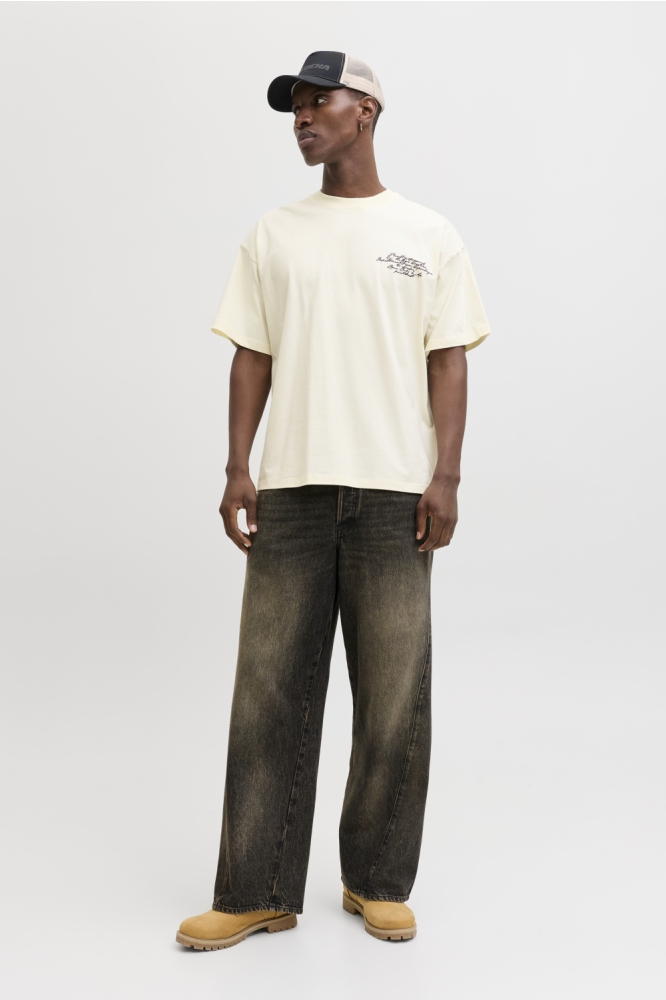 Jack & Jones beige heren t-shirt | Model