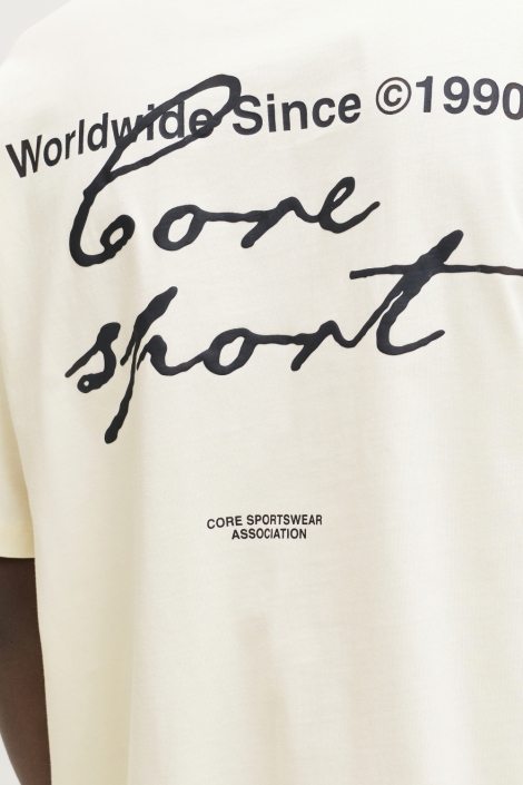 Jack & Jones beige heren t-shirt | Unique Selling Point