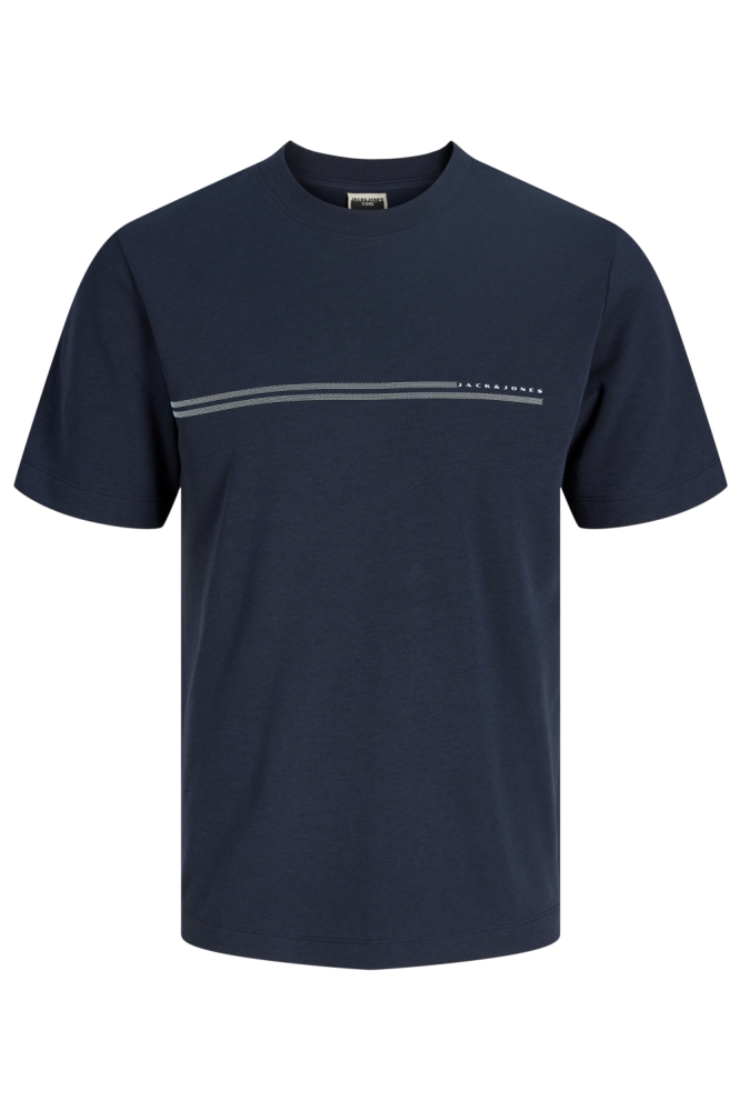 Jack & Jones blauwe heren t-shirt | Vooraanzicht