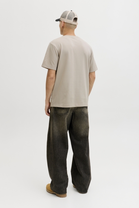 Jack & Jones beige heren t-shirt | Model