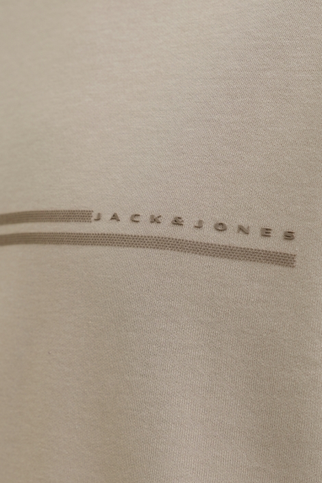 Jack & Jones beige heren t-shirt | Unique Selling Point