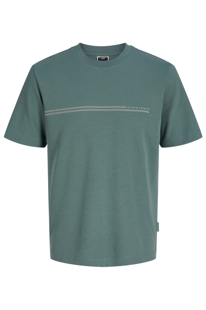 Jack & Jones groene heren t-shirt | Vooraanzicht