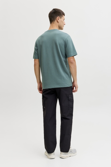 Jack & Jones groene heren t-shirt | Model