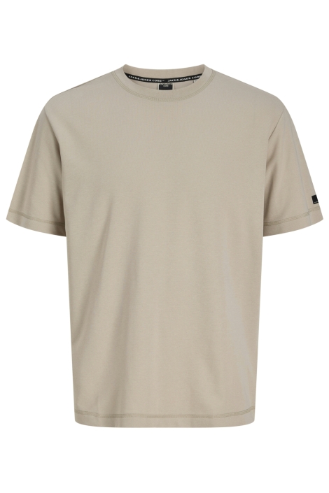 Jack & Jones beige heren t-shirt | Vooraanzicht