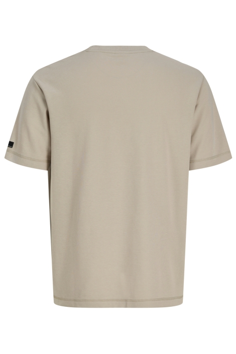 Jack & Jones beige heren t-shirt | Achteraanzicht