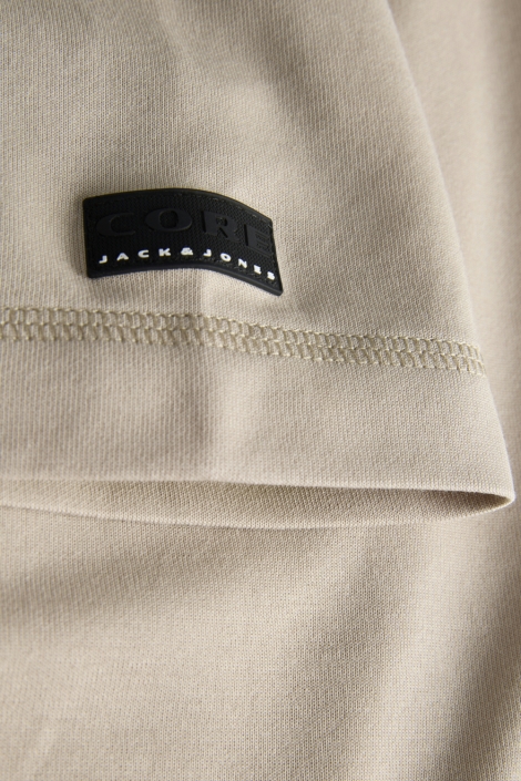 Jack & Jones beige heren t-shirt | Close up