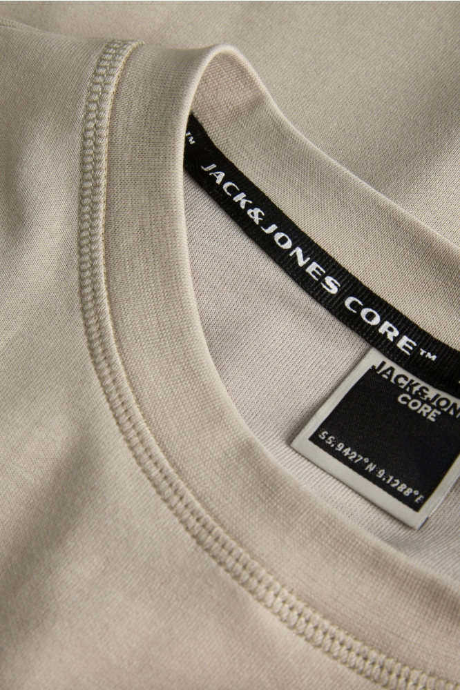 Jack & Jones beige heren t-shirt | Kleurstaal