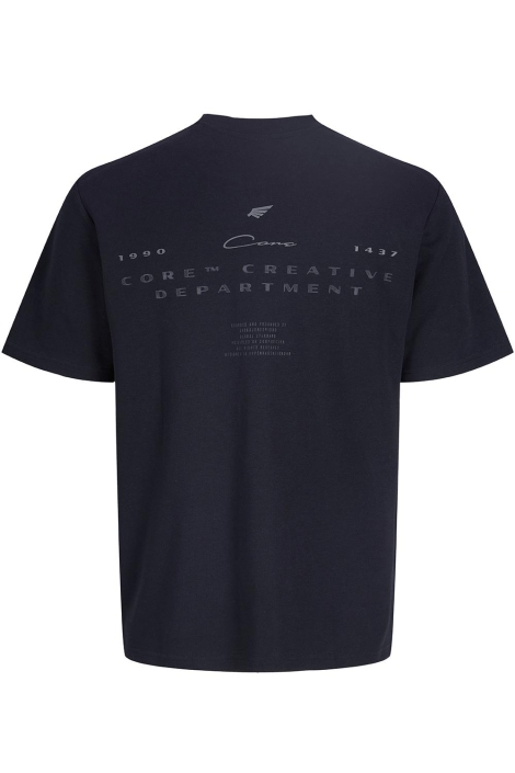 Jack & Jones blauwe heren t-shirt | Achteraanzicht