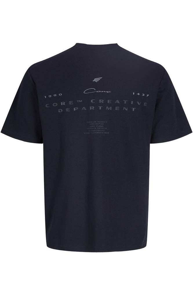 Jack & Jones blauwe heren t-shirt | Achteraanzicht