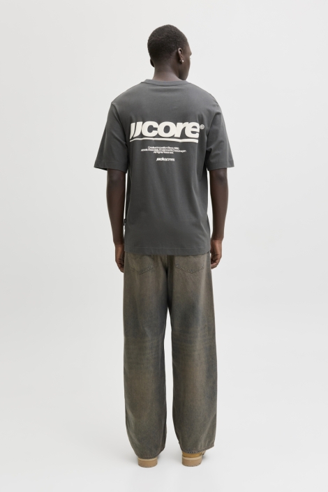 Jack & Jones grijze heren t-shirt | Model