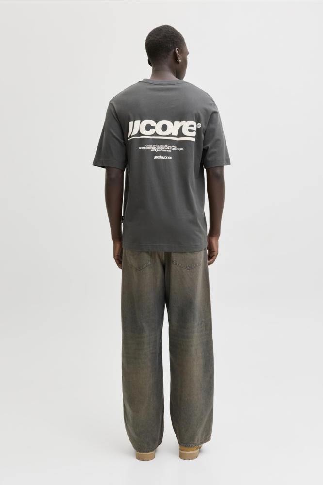 Jack & Jones grijze heren t-shirt | Model