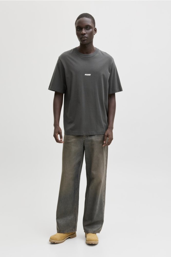 Jack & Jones grijze heren t-shirt | Model