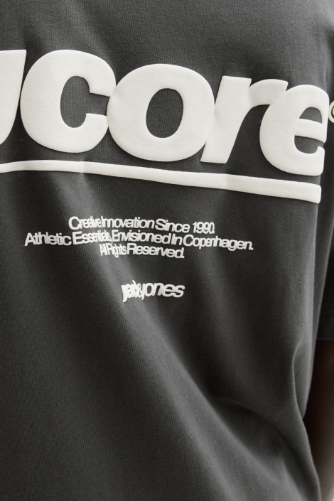 Jack & Jones grijze heren t-shirt | Kleurstaal
